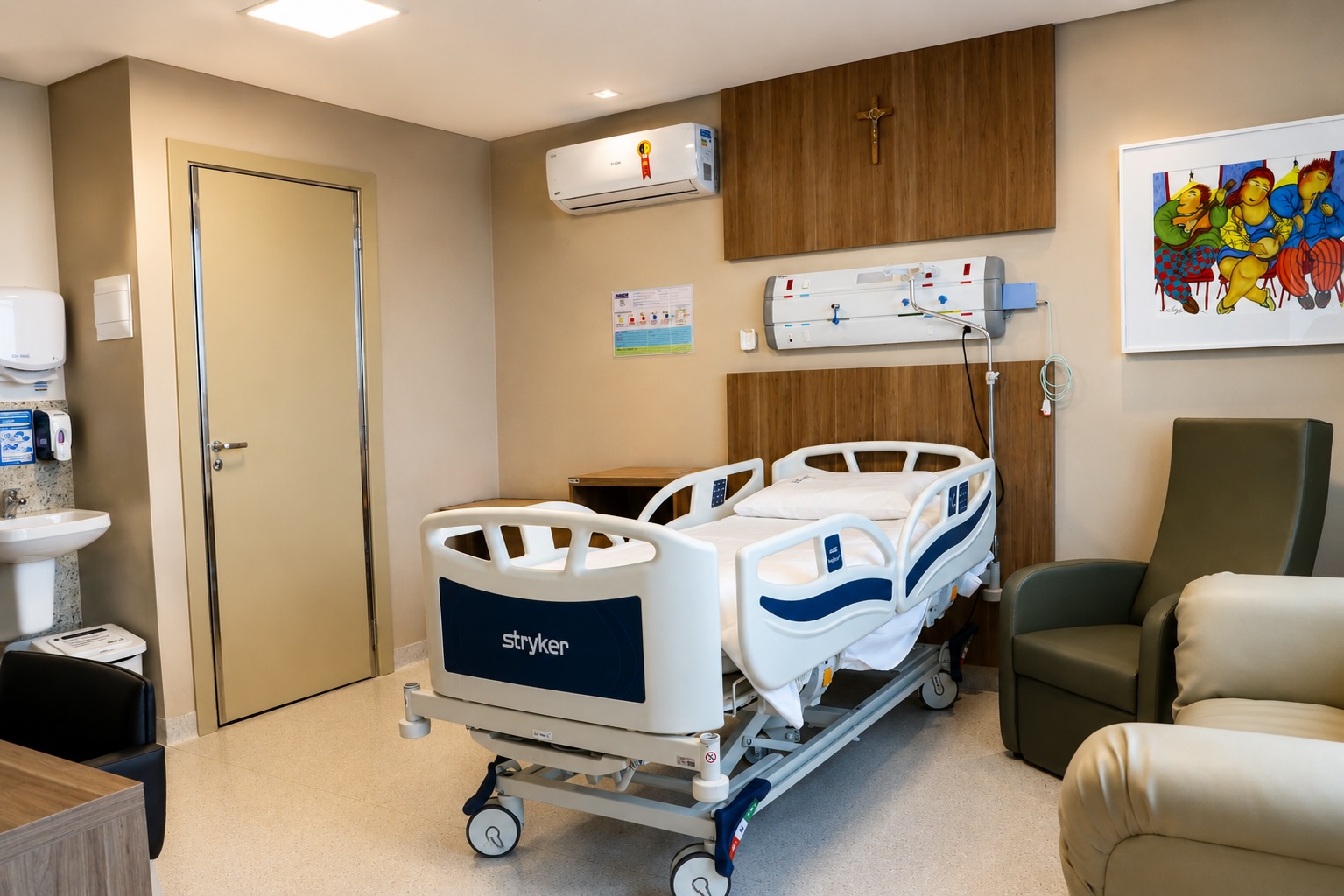Private room — São Vicente Hospital