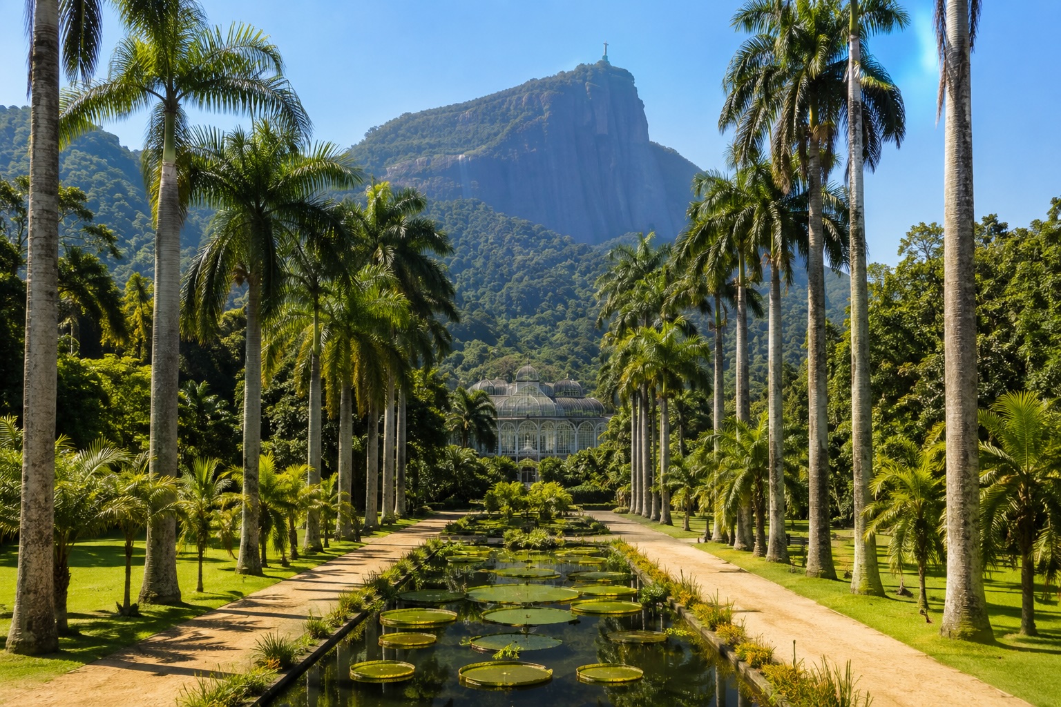 Jardim Botanico Rio de Janeiro palm avenue