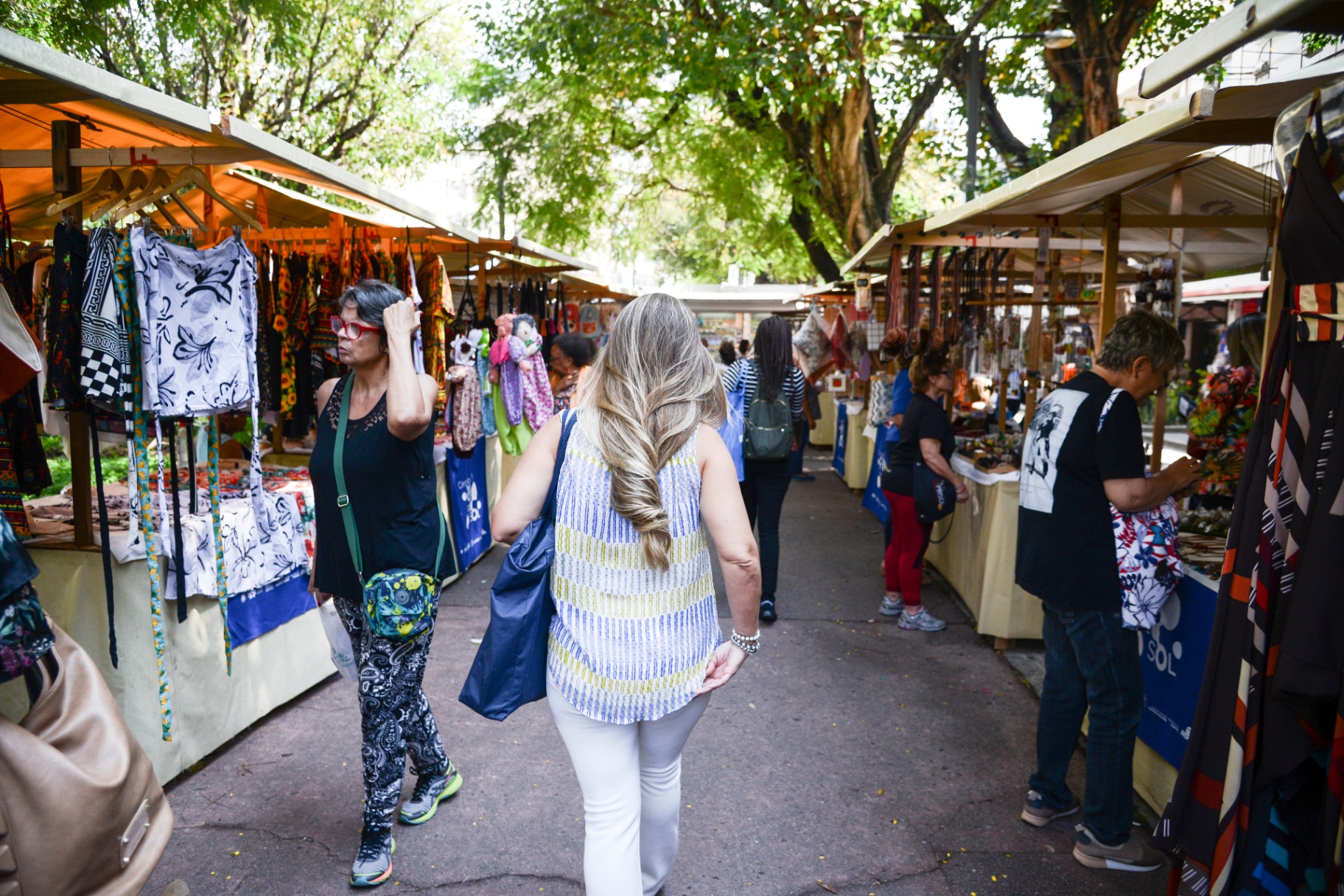 Street market in Rio de Janeiro