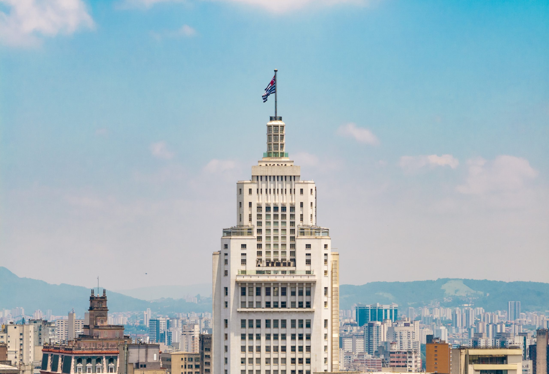 Altino Arantes building Farol Santander Sao Paulo skyline