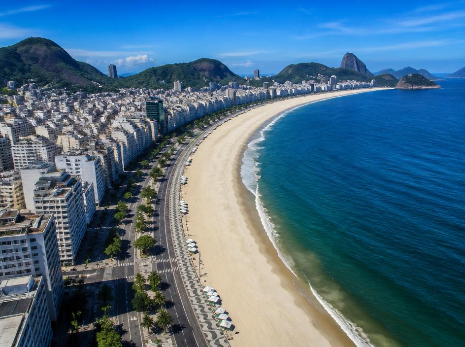Copacabana neighbourhood in Rio de Janeiro